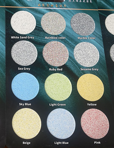 Foshan Factory Wholesale OEM Industrial Waterproof Self Leveling <b>Brush</b> Mable Effect Color Sand Epoxy Resin Paint <b>Floor</b> Coating - Product Image 2