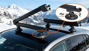 Portaesquís y Tablas de Snowboard de Aluminio de Grado Industrial para Montaje en Techo, con Instalación Fácil para Almacenamiento en el Techo del Automóvil, OEM/ODM - Product Image 6