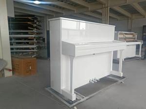 Piano droit blanc <span class=keywords><strong>Chloris</strong></span> 110, modèle de piano à clavier - Product Image 6