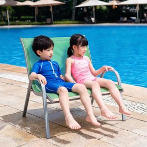 SUPER SOLDE <span class=keywords><strong>Chaise</strong></span> d'extérieur empilable pour enfants, <span class=keywords><strong>chaise</strong></span> longue <span class=keywords><strong>de</strong></span> <span class=keywords><strong>jardin</strong></span> pour enfants avec structure métallique, plusieurs couleurs disponibles - Product Image 2