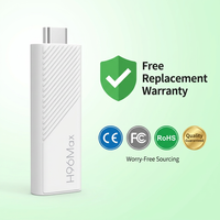 Android TV Stick 14.0 Firestick Quad-Core 4K con 2GB RAM 16GB ROM WIFI 6 de Doble Banda y Control Remoto por Voz Dongle de TV TVR3