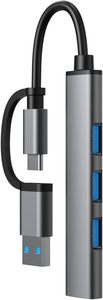 USB-C trung tâm 4 trong 2 có bộ chuyển đổi trung tâm USB đa cổng Tương thích với USB-C máy tính xách tay và hoạt động như một Dongle - Product Image 2