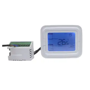 LCD green display central air conditioner digital fan coil thermostat with 40% costly than Honeywell