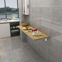 Table murale pliable multifonctionnelle, table murale pliable pour ordinateur, panneau MDF, table murale pour PC