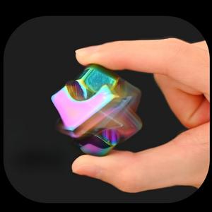 Cube anti-stress <span class=keywords><strong>Infinity</strong></span> Fingertip Spinner en alliage, jouet de concentration pour enfants et adultes, portable, transformable, en métal, pour le bureau, la maison et les voyages - Product Image 3