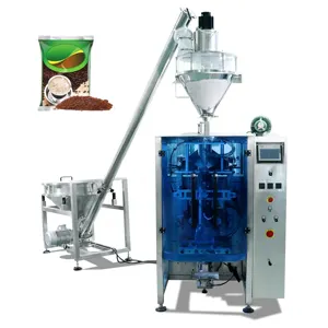 Máquina de embalagem de saco de café liofilizado, válvula de pó, tempero, 200g-2000g, máquina de selagem e enchimento