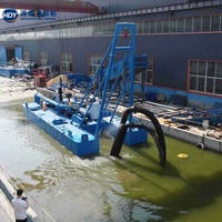 Drague de dragage de sable à aspiration par jet avec moteur diesel pour le dragage de sable de rivière, capacité de 300 m³/h, haute concentration, à vendre