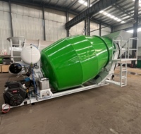 Mélangeur de boue personnalisé Offre Spéciale mélangeur de ciment tambour Portable 4m ³ réservoir de mélangeur de béton robuste