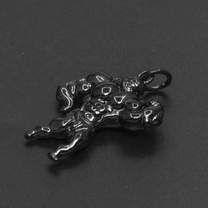 Colgantes y Collares de Acero Inoxidable para Hombres: Joyería Deportiva Estilo Hip Hop y Rock para Fitness - Product Image 5