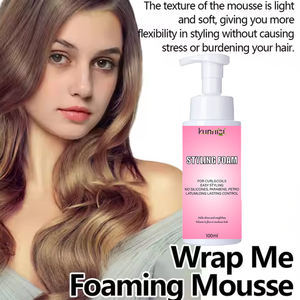 <span class=keywords><strong>Mousse</strong></span> coiffante à l'huile d'<span class=keywords><strong>olive</strong></span> bio <span class=keywords><strong>Mousse</strong></span> crème unisexe pour une forte tenue sur les cheveux bouclés et crépus pour la fabrication de perruques bouclées - Product Image 5