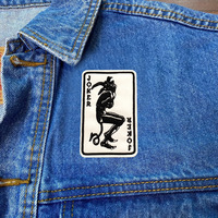 Patch brodé à l'ordinateur écologique à repasser, drôle de fantôme, crocodile, coyote, pour la décoration de chapeaux, de sacs et de vêtements