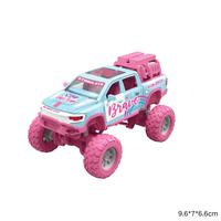 Voiture RC en métal 1:64 2.4G 6 canaux, contrôlée par application, rechargeable, véhicule jouet moulé sous pression avec lumières LED, voiture de course télécommandée