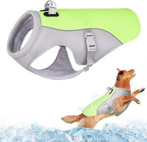 Veste rafraîchissante pour <span class=keywords><strong>chien</strong></span> en maille respirante avancée, technologie de refroidissement par évaporation, gilet d'extérieur pour animaux de compagnie pour la marche estivale, réfléchissant - Product Image 2