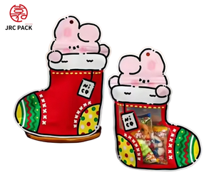 Món quà giáng sinh ý tưởng cấp thực phẩm chống ẩm <span class=keywords><strong>PE</strong></span> <span class=keywords><strong>Ziplock</strong></span> bao bì túi cho Thạch đóng hộp thực phẩm thân thiện với em bé Nhiệt cho vật nuôi/<span class=keywords><strong>PE</strong></span> - Product Image 4