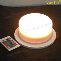 Lumière LED alimentée par batterie à charge directe de 175 mm pour boule de cube