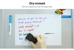 Pas de personnalisation quantité minimale de commande tableau noir Film roulant tableau effaçable à sec tableau magnétique tableau blanc <span class=keywords><strong>pour</strong></span> animaux de compagnie aimant tableau blanc cahier ROHS - Product Image 4