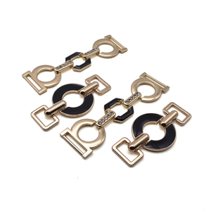 Pronto per la spedizione di moda strass in metallo fibbia per scarpe parte accessori in metallo - Product Image 3