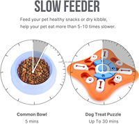 Vente en gros de fournitures pour animaux de compagnie, mangeoire pour chien, entraînement au qi, jouet de Puzzle interactif pour chien