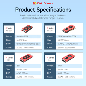 Inversor Inteligente Daly <span class=keywords><strong>BMS</strong></span> <span class=keywords><strong>4S</strong></span> 12V LifePO4, Celda de 100A para Batería de Litio, <span class=keywords><strong>BMS</strong></span> <span class=keywords><strong>4S</strong></span> LifePO4, Batería de Litio <span class=keywords><strong>18650</strong></span> 12V 100A 100AH Daly - Product Image 6