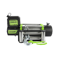 Treuil électrique ODM personnalisable 13000 LBS (6,2 CV) 12V 24V pour récupération automobile avec câble en acier de 26 m pour véhicule tout-terrain