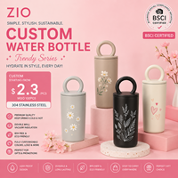 Bouteille isotherme personnalisée en acier inoxydable avec logo 2026 pour cadeaux d'entreprise – Gourde personnalisée