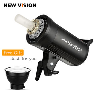 Professional Godox SK300II 300Ws GN65 Professional Studio Light <strong>Strobe</strong> With Built-in Godox 2.4G Wireless Light Offers Shooting - Product Image 1