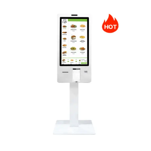 Machine de kiosque de paiement en libre-Service de commande de restauration rapide avec système de point de vente