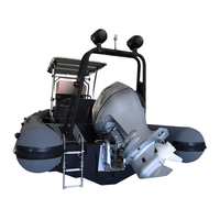 ZY 700 Rafting Hypalon Sport Cabine Cruiser Passager Rigide Utilisé Coque En Aluminium Plancher Aéroglisseur Canoë Rib Bateau