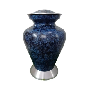 Urnas de cremación de latón de aluminio grandes de alta artesanía más vendidas, urnas de Metal americanas de calidad para adultos, suministros funerarios - Product Image 1