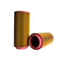 Filtre à air pour cartouche de compresseur d'air en colle PU de qualité supérieure 1613740700 205020201025 Matériau filtrant en super fibres à structure rigide