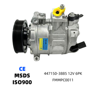 Compresor de aire acondicionado para automóvil OEM447150-3885 4471503885, 6PK 12V, para Porsche Panamera Diesel - Product Image 1