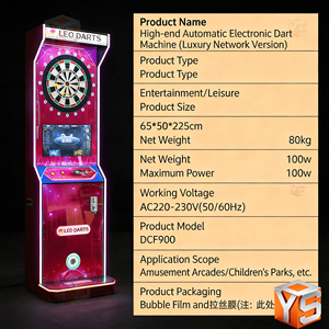 Macchina Arcade Commerciale ZDYS FEC a Moneta con <span class=keywords><strong>Giochi</strong></span> di Freccette e Videogiochi - Product Image 1
