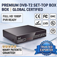 Décodeur TV numérique HD DVB-T2 1080p H.264 Mpeg4 H.265 gratuit