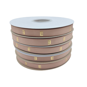 Hoogwaardig printlint op maat gemaakt, 3D puff print linten rol, grosgrain lint op maat met logo - Product Image 3