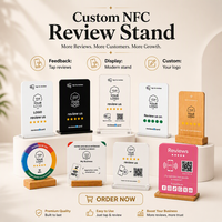 Support de Table en Acrylique PVC NFC RFID de Haute Qualité, Étanche et Résistant aux Intempéries, 13,56 MHz, pour Cartes de Restaurant, Hôtel et Professionnelles - Vente en Gros