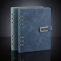 Libreta Promocional Personalizada con Logotipo A5 con Correa Elástica, Diario, Agenda, Bloc de Notas, Libreta de Cuero PU