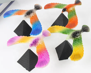 Casse-tête classique d'oiseau d'équilibre créatif, <span class=keywords><strong>aigle</strong></span> de gravité, jouets pour enfants nostalgiques, oiseau d'équilibre en plastique coloré, vente en gros - Product Image 3