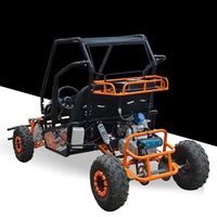 Kart à pédales tout-terrain 125cc 4 temps à essence, deux places, pour adultes, idéal pour la ferme et les dunes - Meilleures ventes