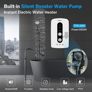Instant water heater 3.5‑5.5KW <b>knob</b> temp setting IPX4 low‑pressure trigger pump for dormitory condo - Product Image 3