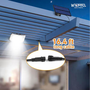 Luces Solares LED 234, IP65 Impermeables para Jardín Exterior con Control Remoto, 3 Modos de Brillo, para Camino, Césped, Patio, Jardín Trasero, Carretera - Product Image 5