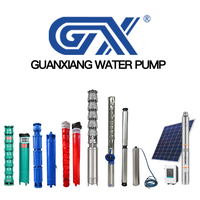 Pompe immergée multi-étages en fonte pour puits profond 250QJ 50HP 32m³/h OEM pour irrigation agricole