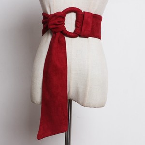 <span class=keywords><strong>Ceinture</strong></span> large en tissu de coton pour femme, avec nœud décoratif en tissu façon daim, pour chemises, jupes, manteaux, pulls, <span class=keywords><strong>ceinture</strong></span> de taille - Product Image 5