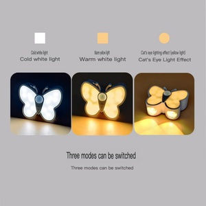 Lumière intelligente à détecteur de mouvement corporel, effet œil de chat, pour couloir et escalier, rechargeable, magnétique, sans fil, veilleuse à capteur - Product Image 3