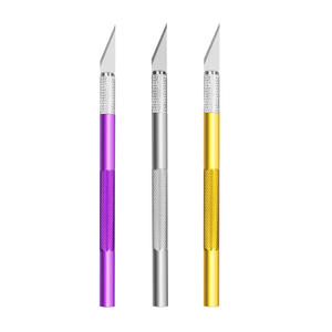 Petit couteau à graver pour stylo, outil de découpe manuel pour journal intime, gomme à papier, gravure manuelle avec ensemble de tampons en caoutchouc - Product Image 2