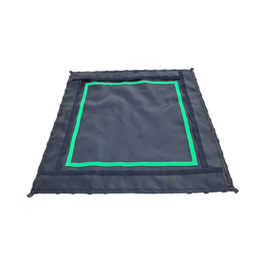 Tapete de Repuesto para Trampolín Negro de Alta Elasticidad, Tela para Trampolín Redonda y Cuadrada, Piezas para <span class=keywords><strong>Cama</strong></span> Elástica de Exterior - Product Image 2