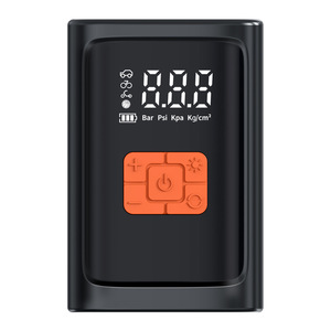 Mini pompe à air portable 12V avec écran LED pour voiture, moto, vélo, gonfleur de pneus sans fil, 30L/min, monocylindre - Product Image 5