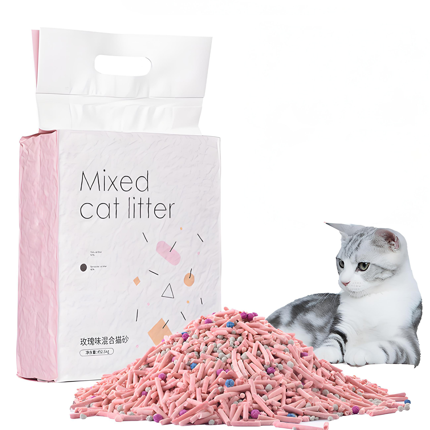 Natural Flushable Tofu Cat Litter - BSG Pet Products Co., Ltd. - Dust-Free Premium Cat Sand