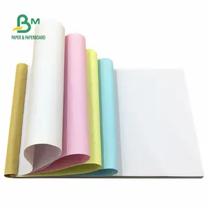 Rollo de papel Jumbo para facturas, 50g, 1-5 capas, NCR continuo, sin carbón