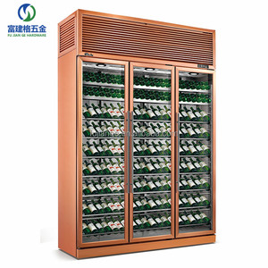 Gabinete de vino KTV de lujo de gran capacidad, elegante, de una sola temperatura, con clima controlado, refrigerador elegante <span class=keywords><strong>para</strong></span> exhibición de vino - Product Image 6