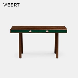 Wbert North America นำเข้าโต๊ะไม้วอลนัทสีดำสไตล์นอร์ดิกที่บ้านคอมพิวเตอร์และโต๊ะเขียนหนังสือสำหรับห้องนอน - Product Image 2